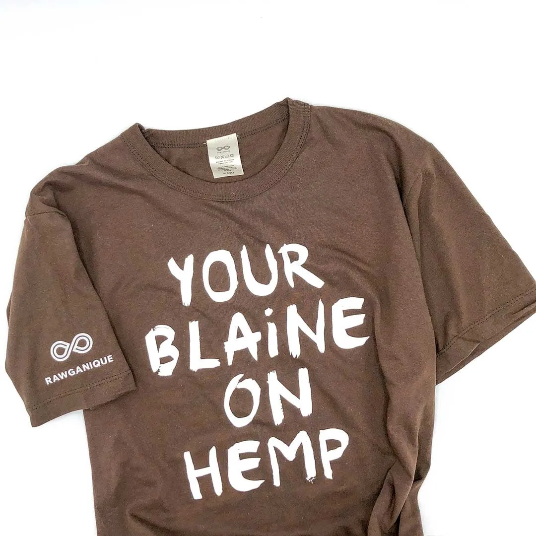 Unisex 100% Organic Cotton T-shirt (USA)(Your Blaine On Hemp)