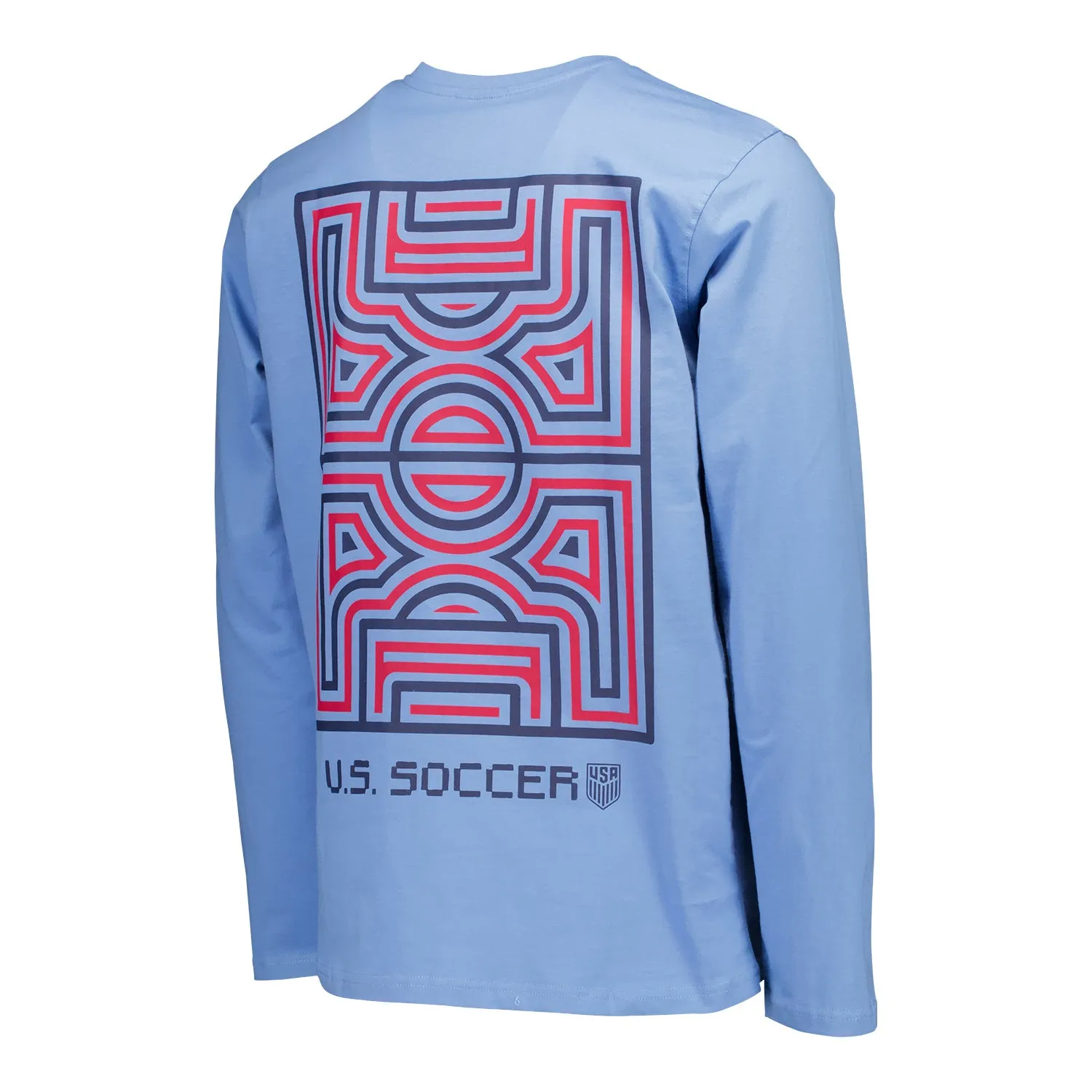 Unisex USA Action Blue Long Sleeve