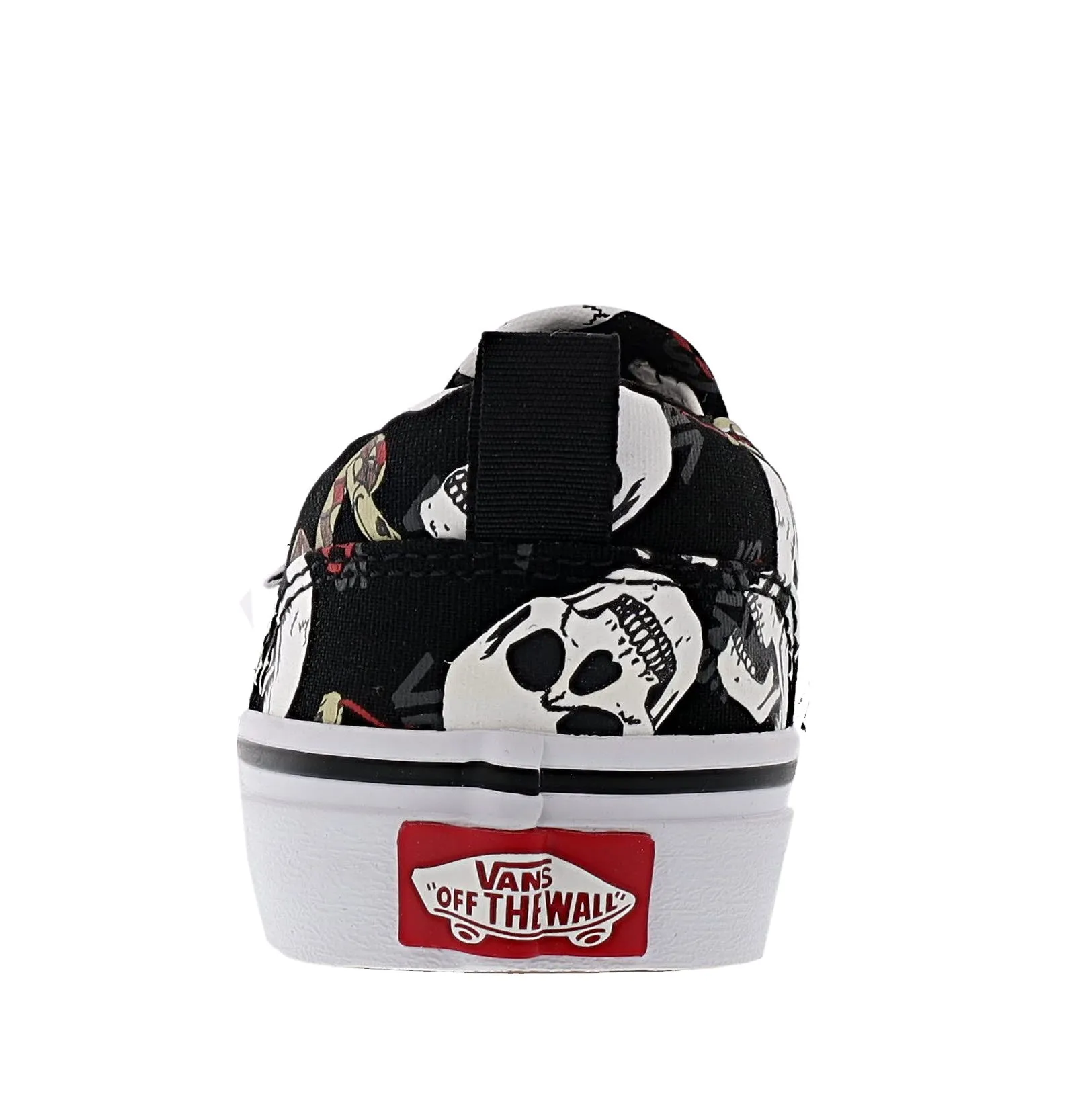 Vans Kid's Asher Graphic Print Slip On Sneakers