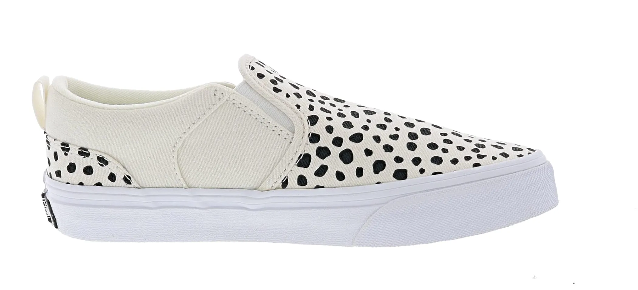 Vans Kid's Asher Graphic Print Slip On Sneakers