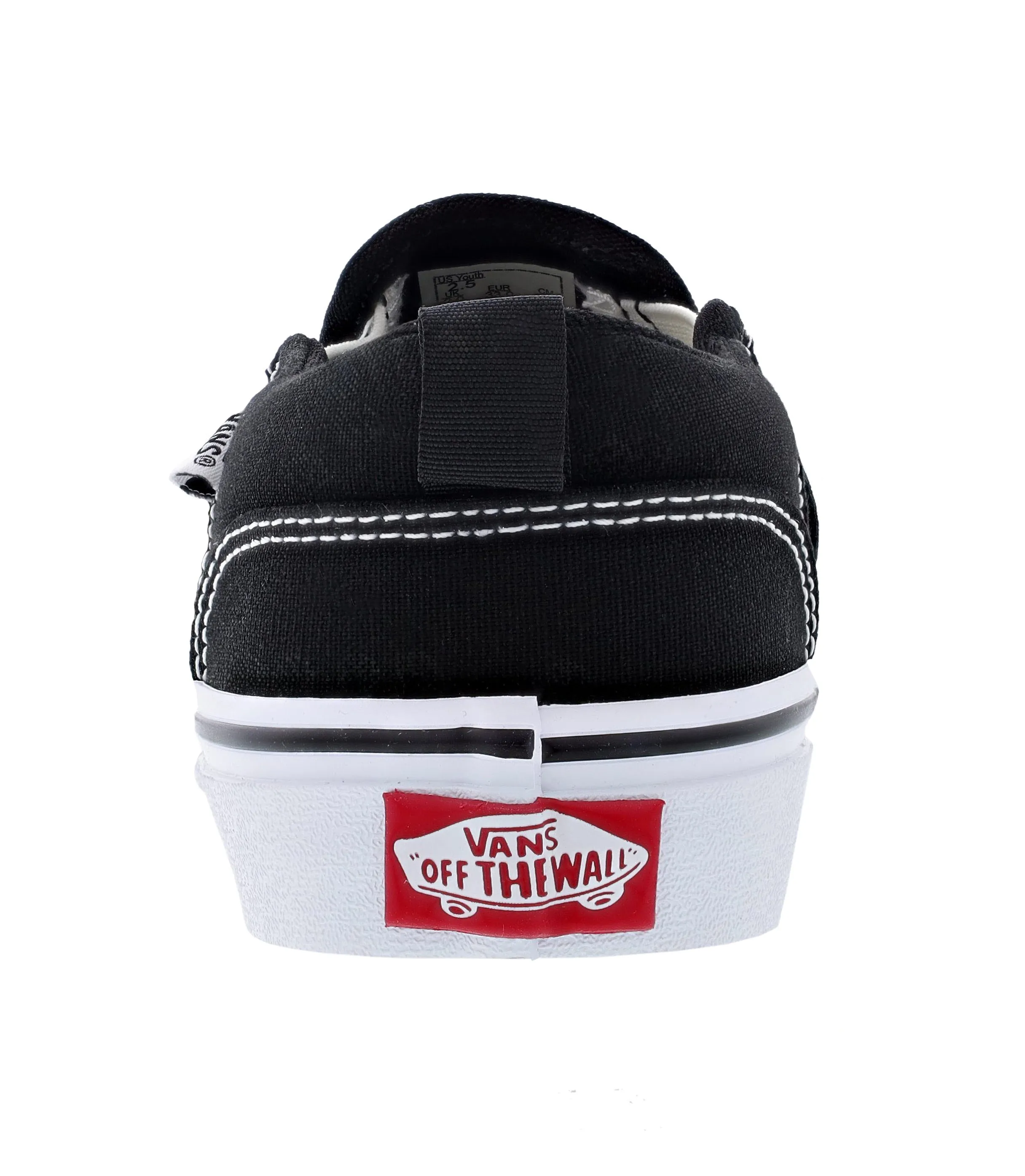 Vans Kid's Asher Graphic Print Slip On Sneakers