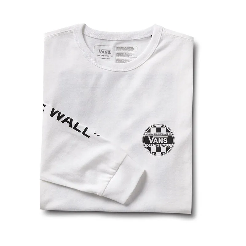 Vans - Off The Wall Check Graphic LS Tee (White)