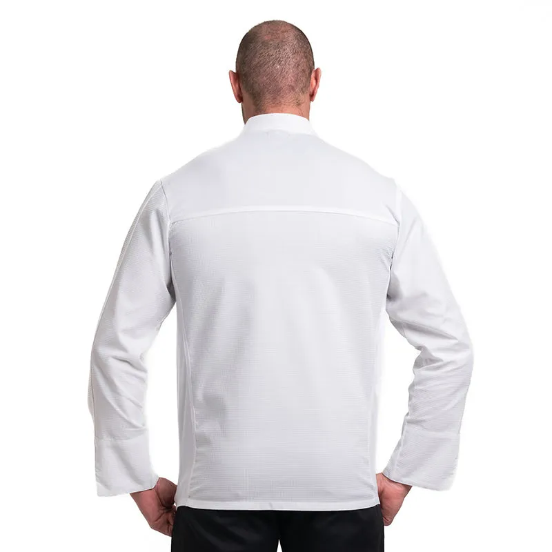 White Long Sleeve Chef Coat Siaka - ROBUR