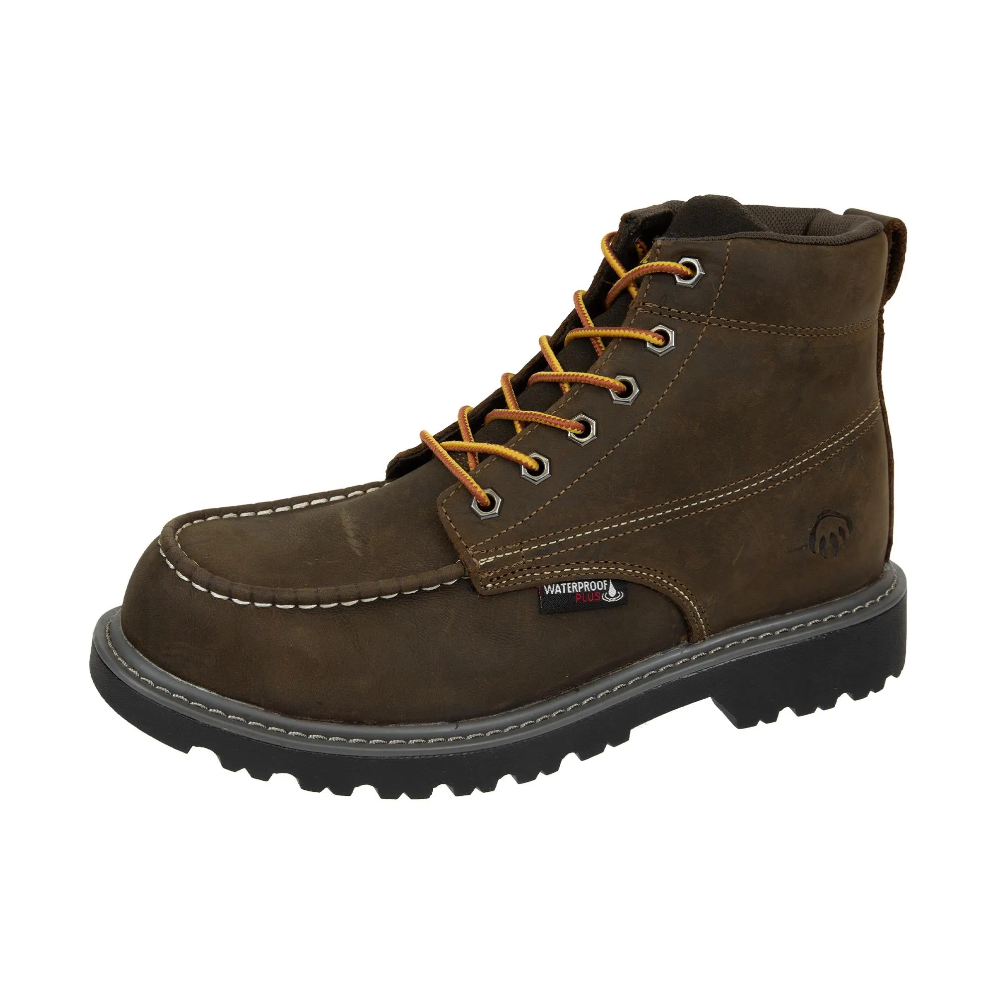 Wolverine Floorhand Moc Toe Steel Toe Dark Coffee