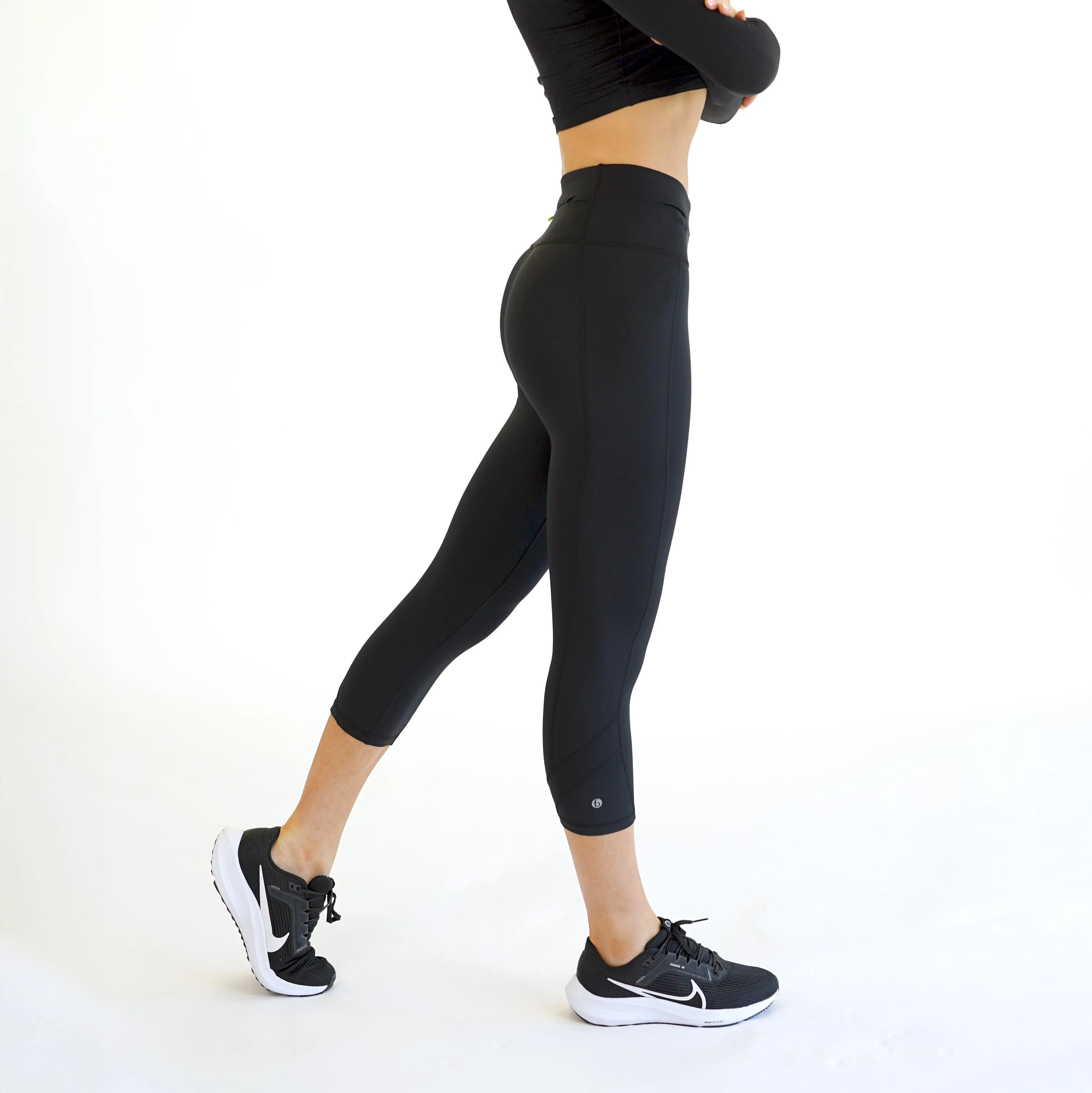 Women's Running Crops - no side pockets